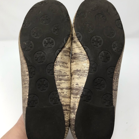 Tory Burch Metallic Reva Flats - Picture 5 of 7